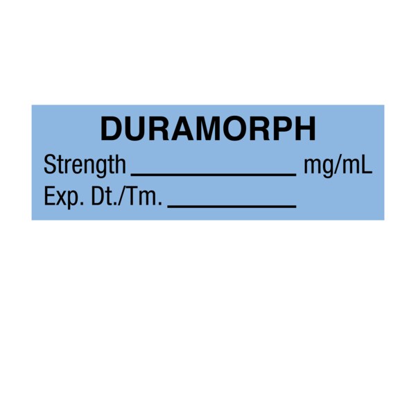Tape, Duramorph 1/2" x 500" Blue w/Black